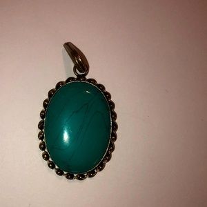 Medium Silver Tone Pendant